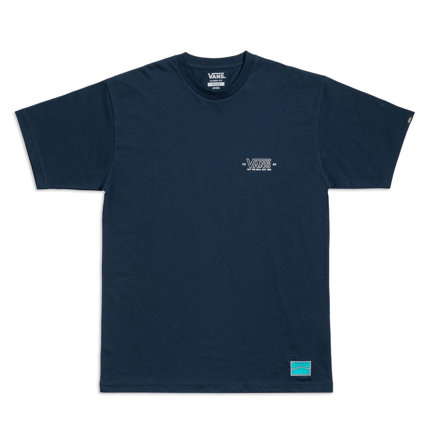 t shirt vans bleu