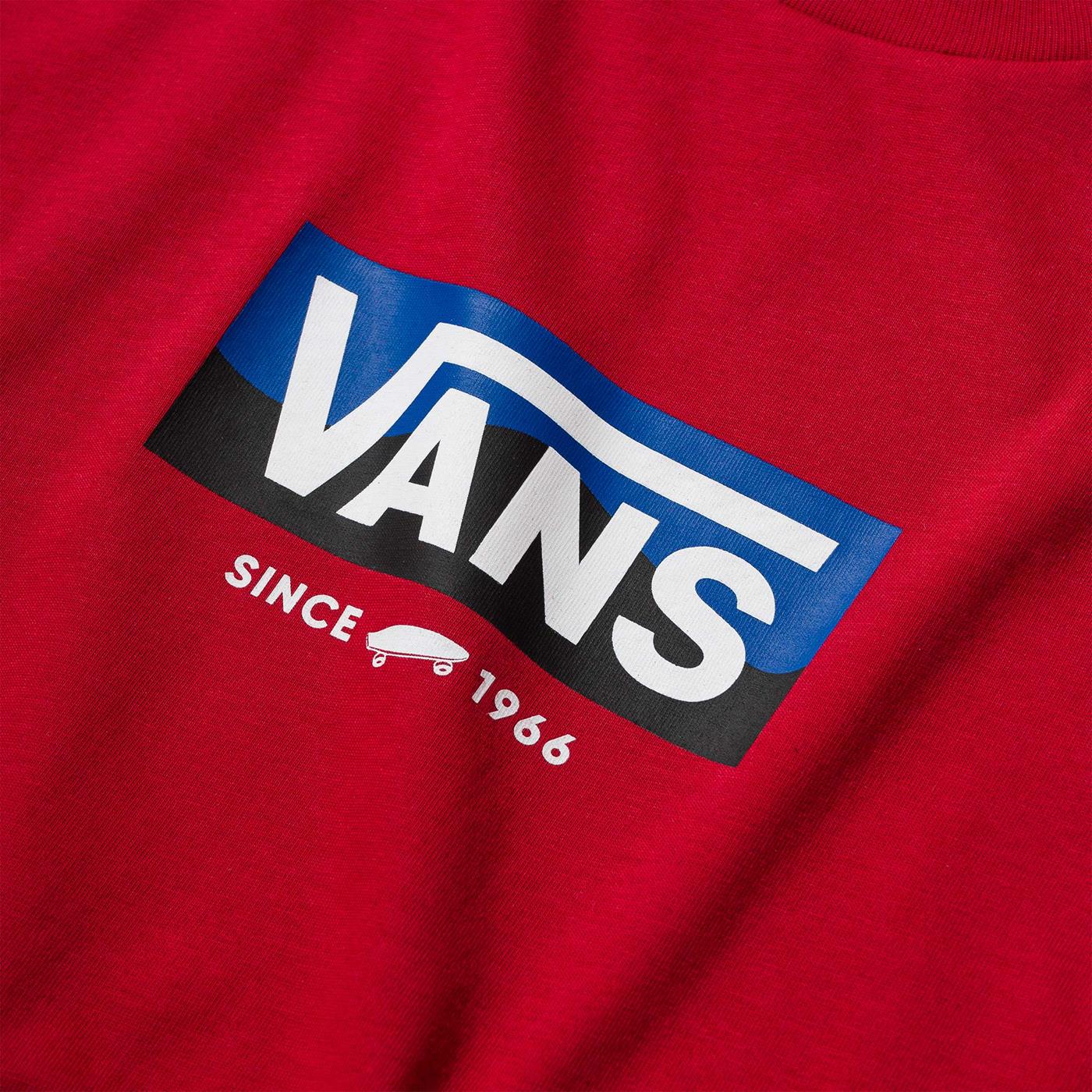 boys red vans shirt