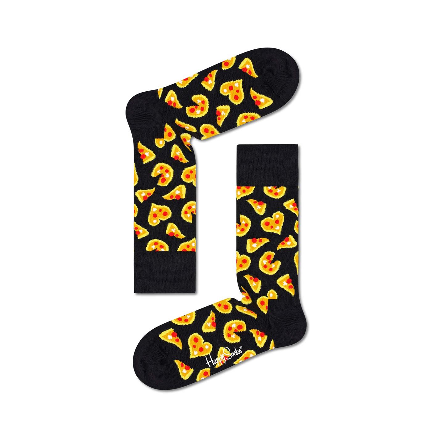 Revisión Cíclope vía Calcetines HAPPY SOCKS Pizza Love Sock de Unisex | PLS01-9300 |  EllisonbronzeShops