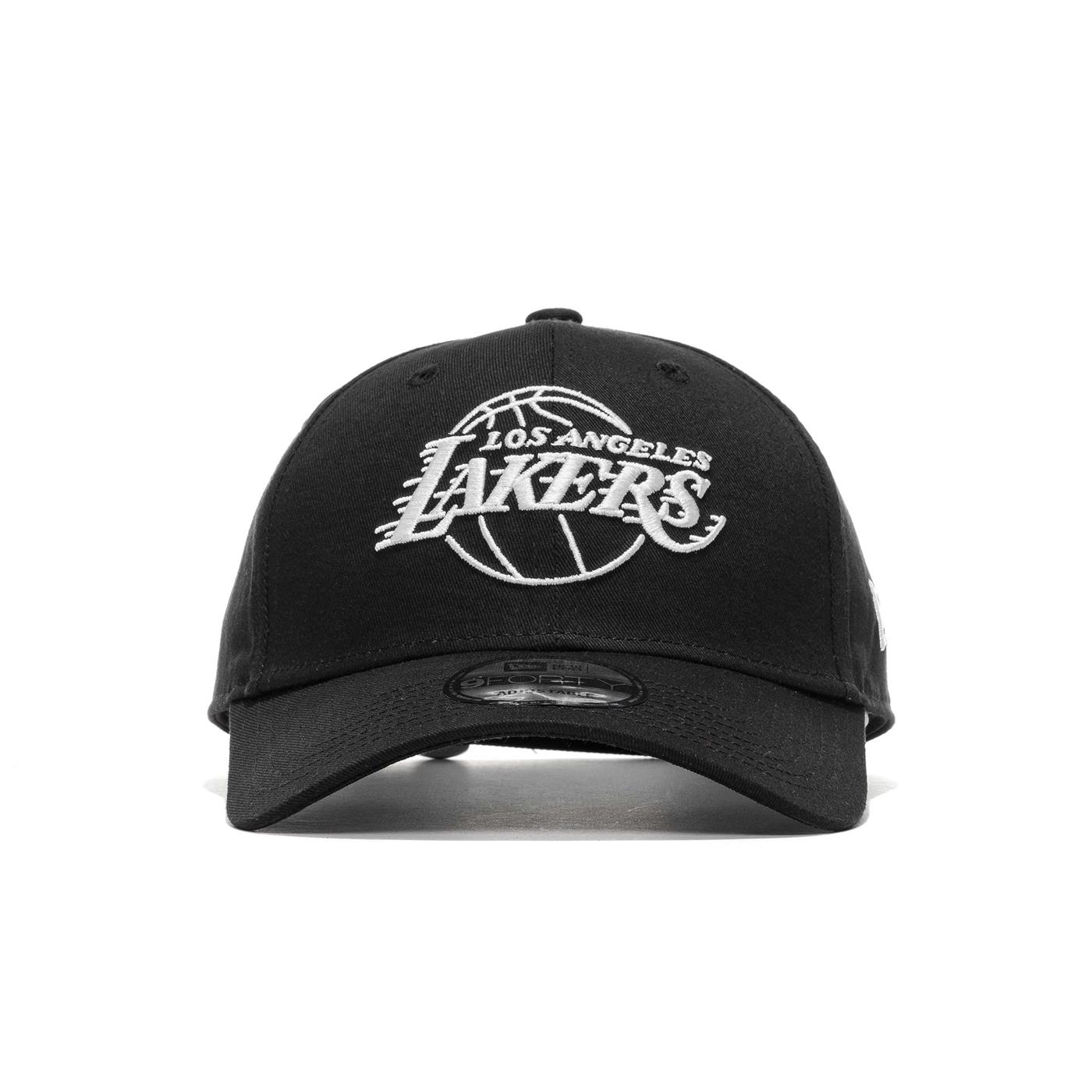 MENS LA Lakers NBA Globe Logo Black T-Shirt Black