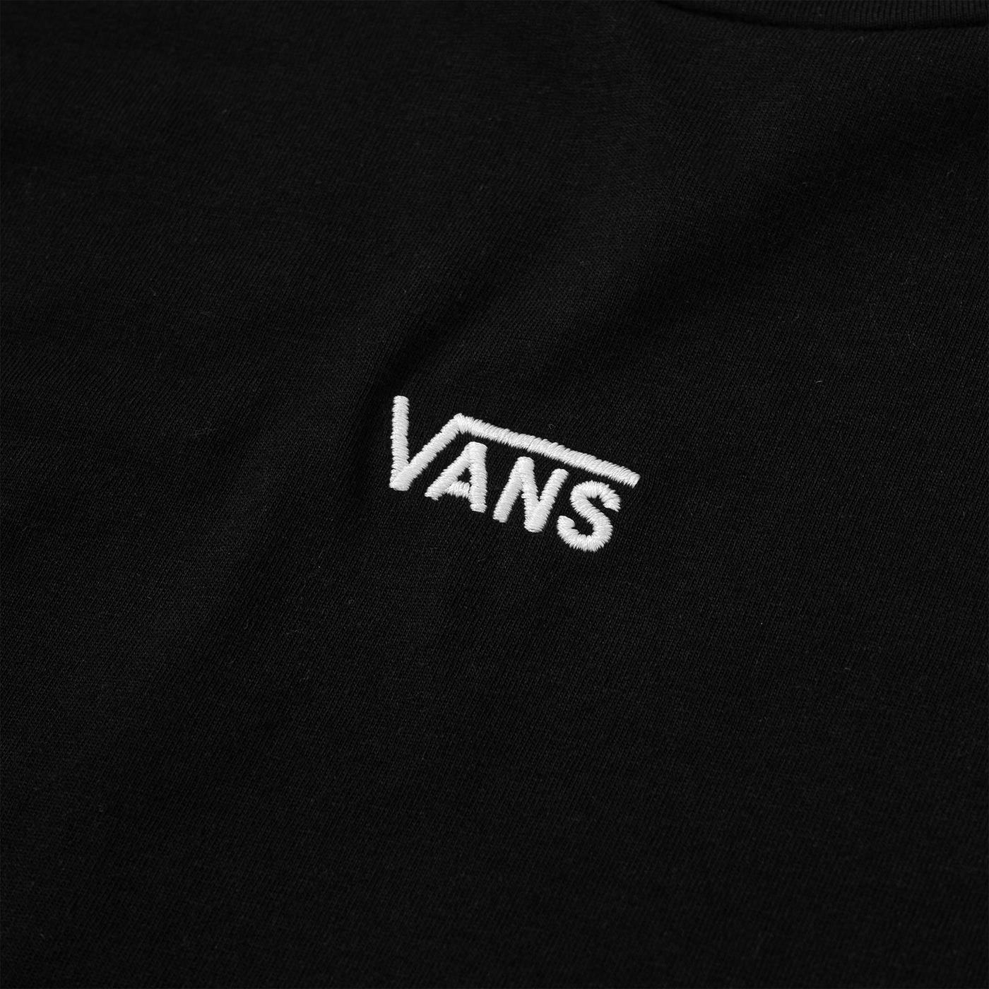 T-Shirt VANS Flying C Crop Crew Sport Tee Black for Woman | VN0A54QUBLK ...