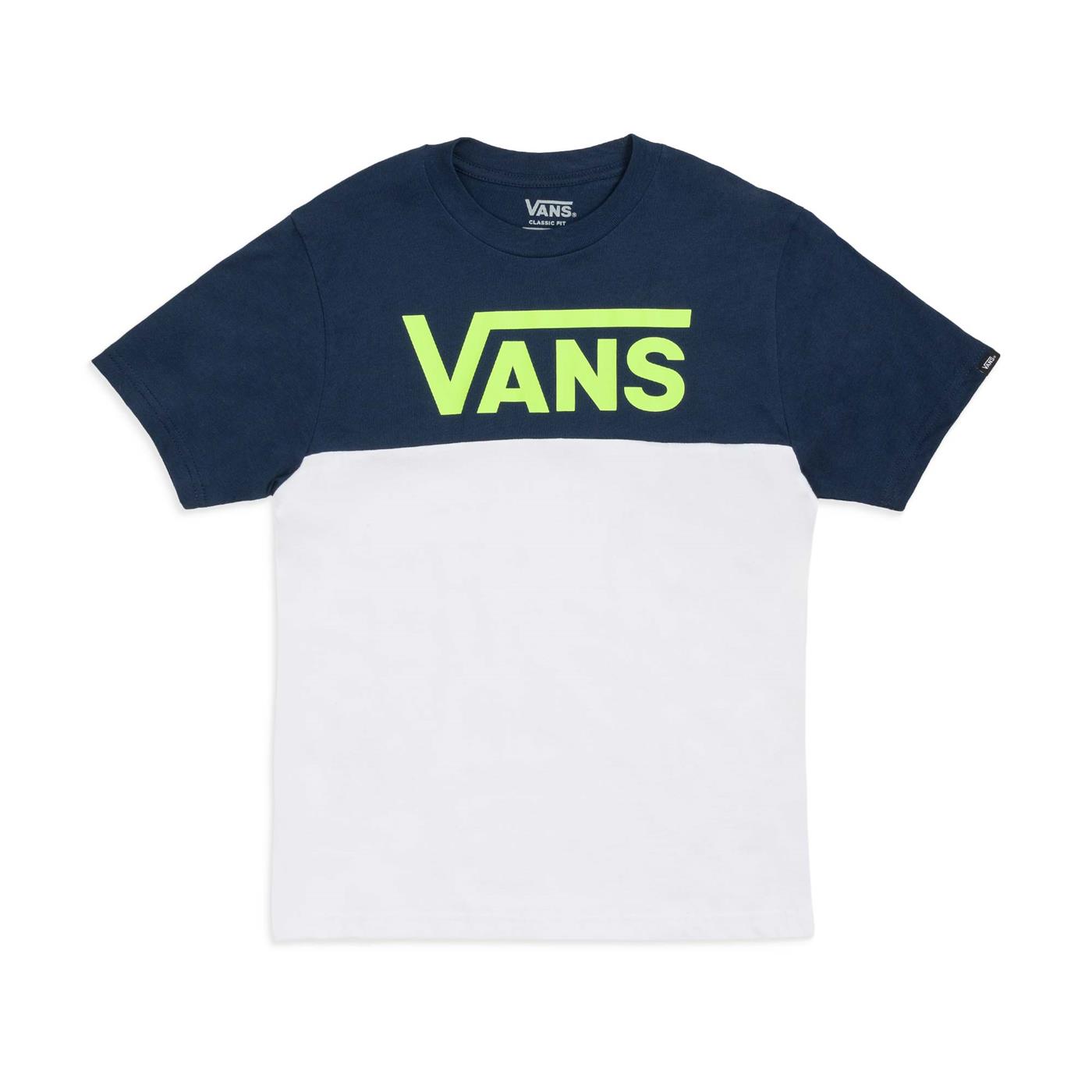 hardware Skinne eftertænksom T-Shirt VANS Boys Vans Classic Block SS T-Shirt Blue for Junior |  VN0A7SH75S2 | XTREME.PT
