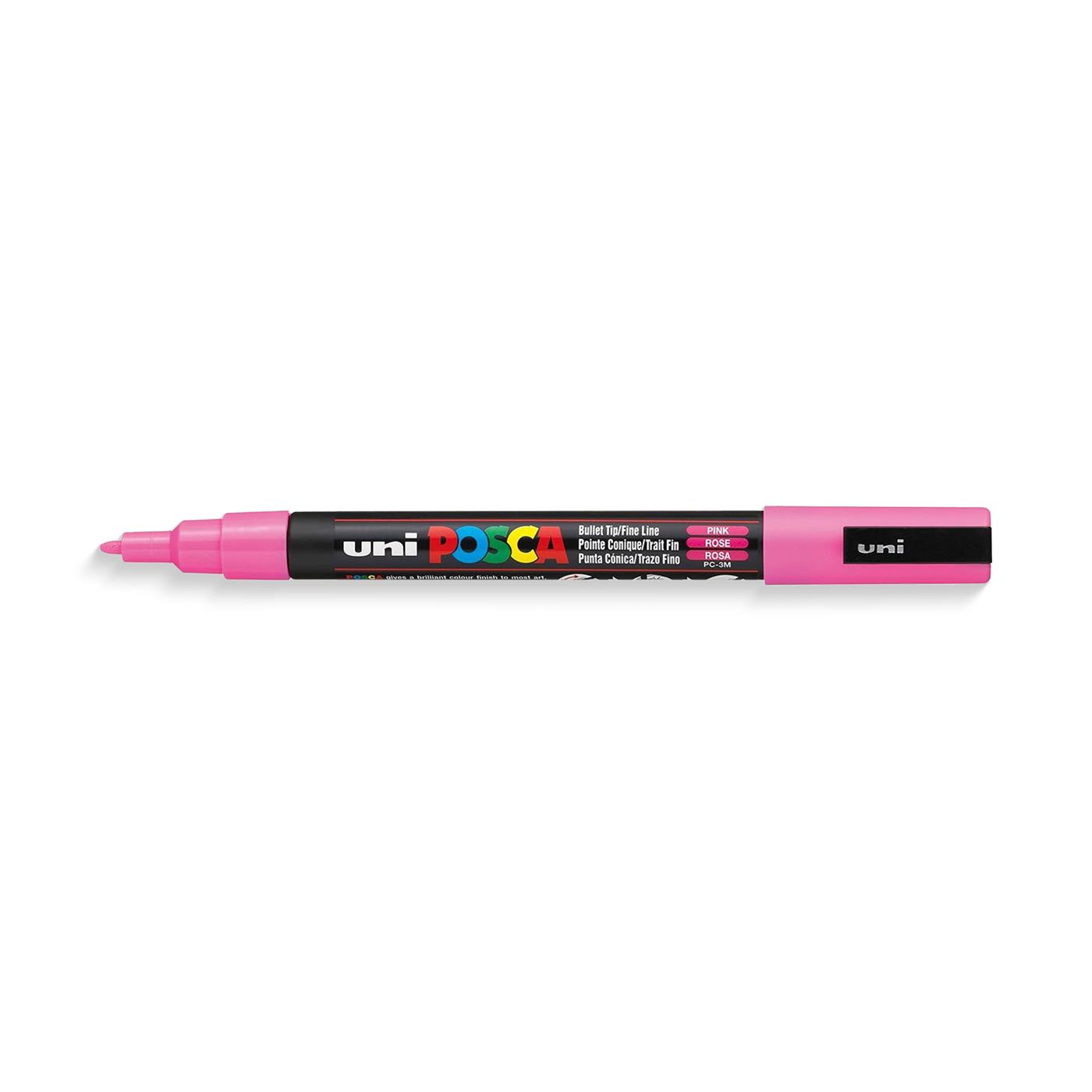 Posca Marker : Pc-3m : Fine Bullet Tip : 0.9 - 1.3mm : Pink