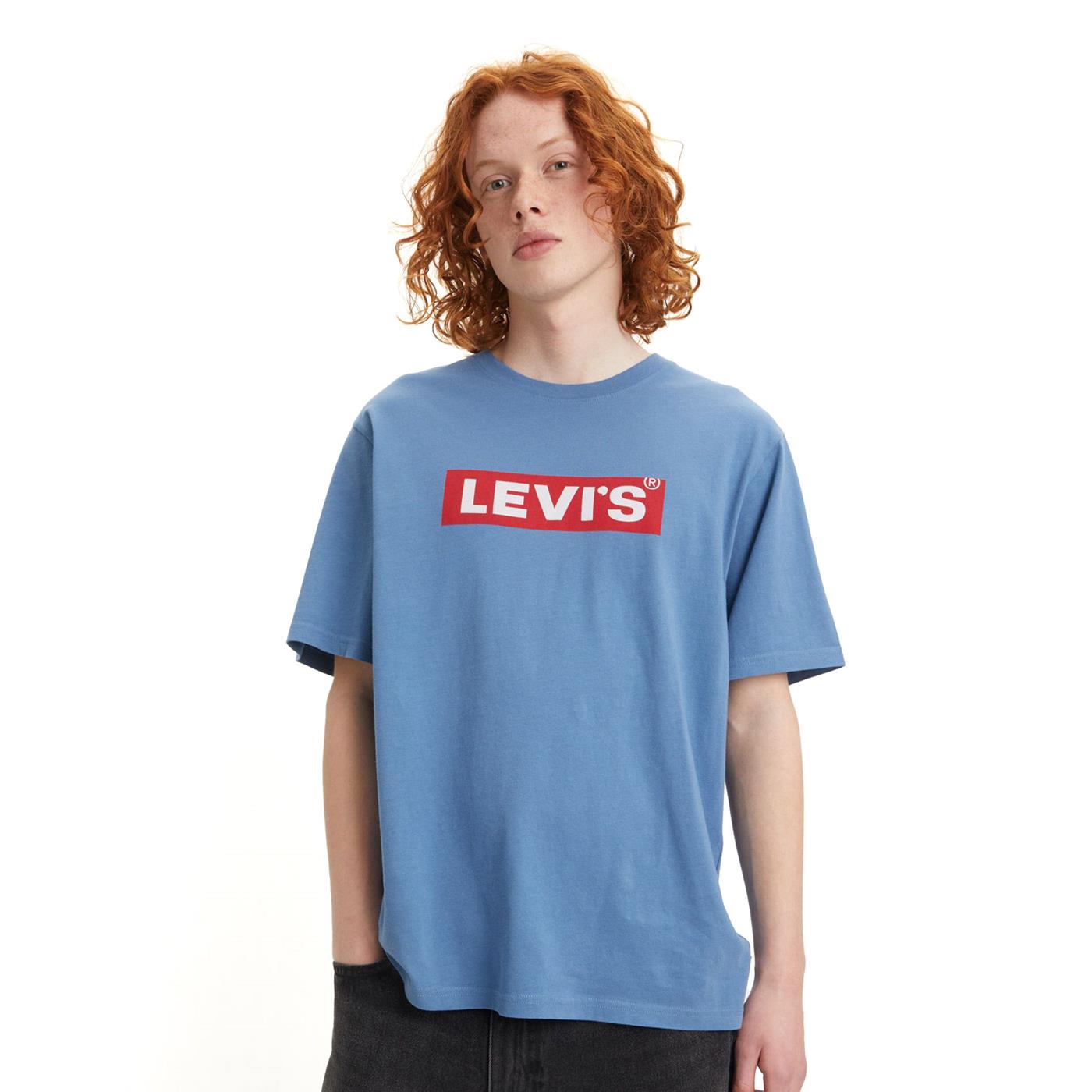 T-Shirt Levis SS Relaxed Fit Tee Blue for Man | 16143-0598 