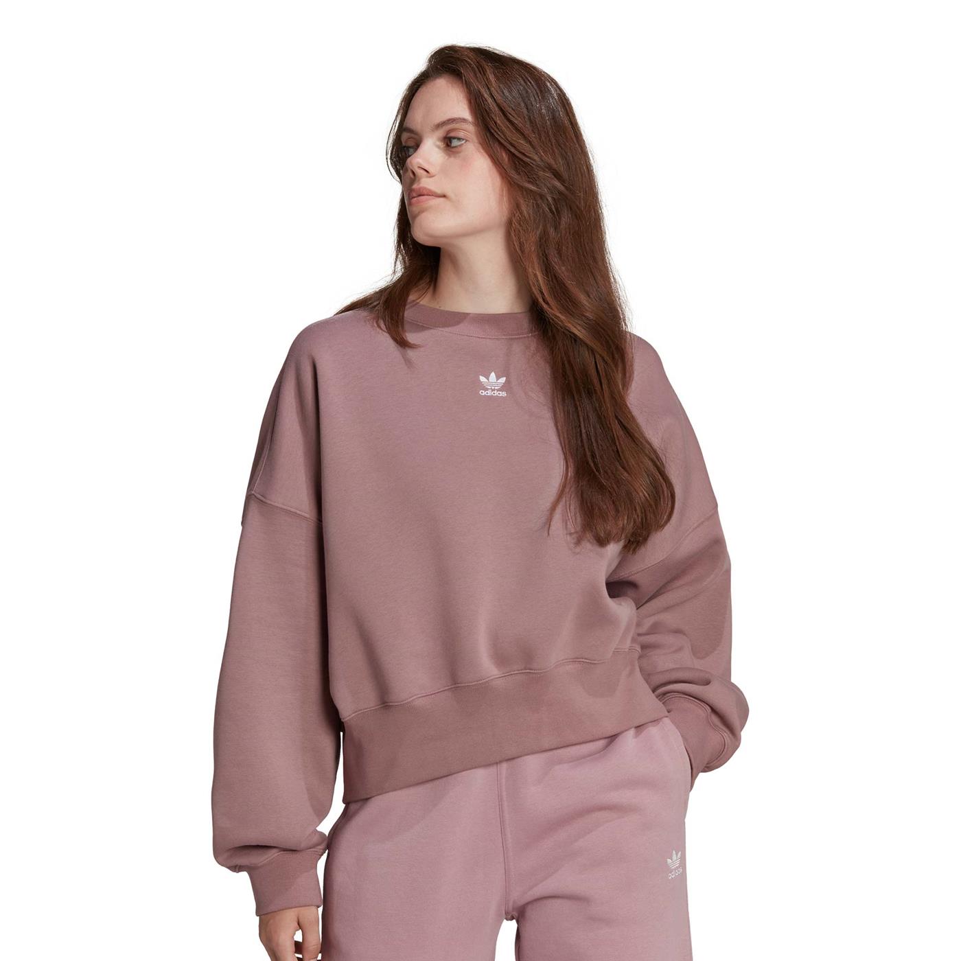 Sweatshirt ADIDAS Adicolor Sweatshirt W Pink for Woman | HJ7866 | XTREME.PT