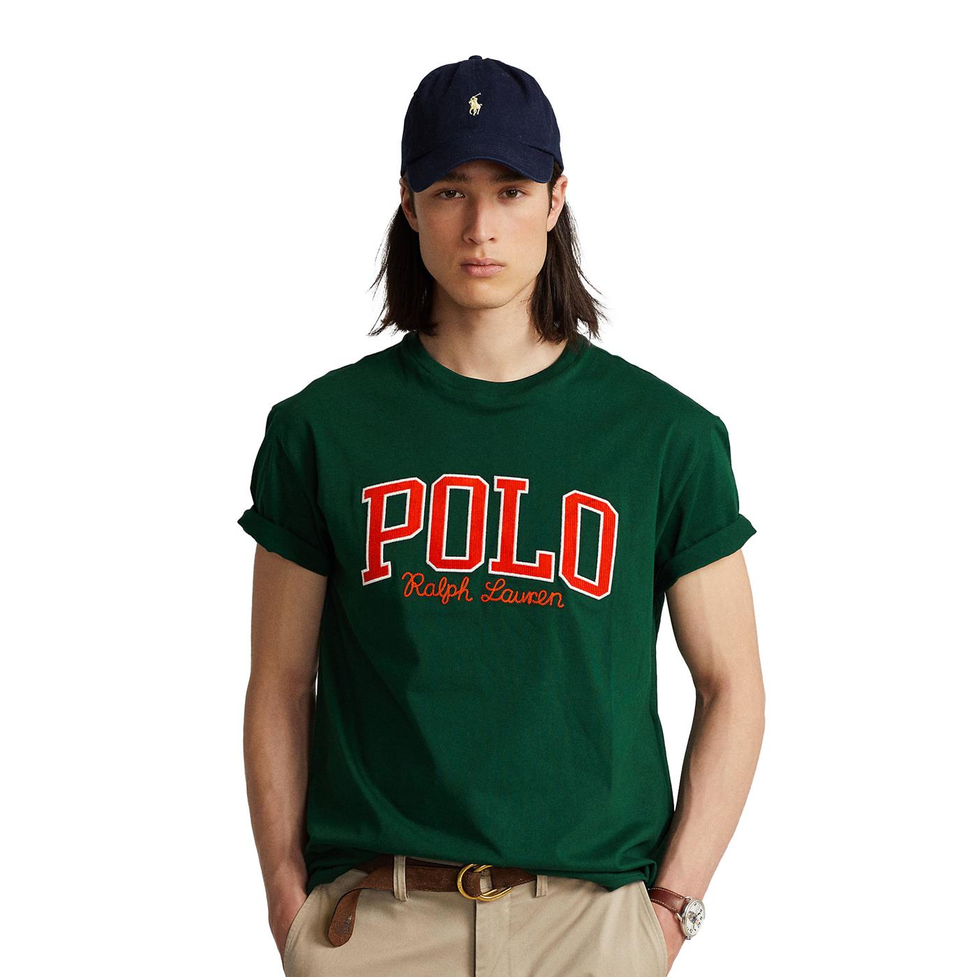 Shirt POLO RALPH LAUREN Classic Fit Logo Jersey T - Shirt Green for Man -  shoe-care polo-shirts XXl Phone Accessories | T - 710878616005 | RvceShops