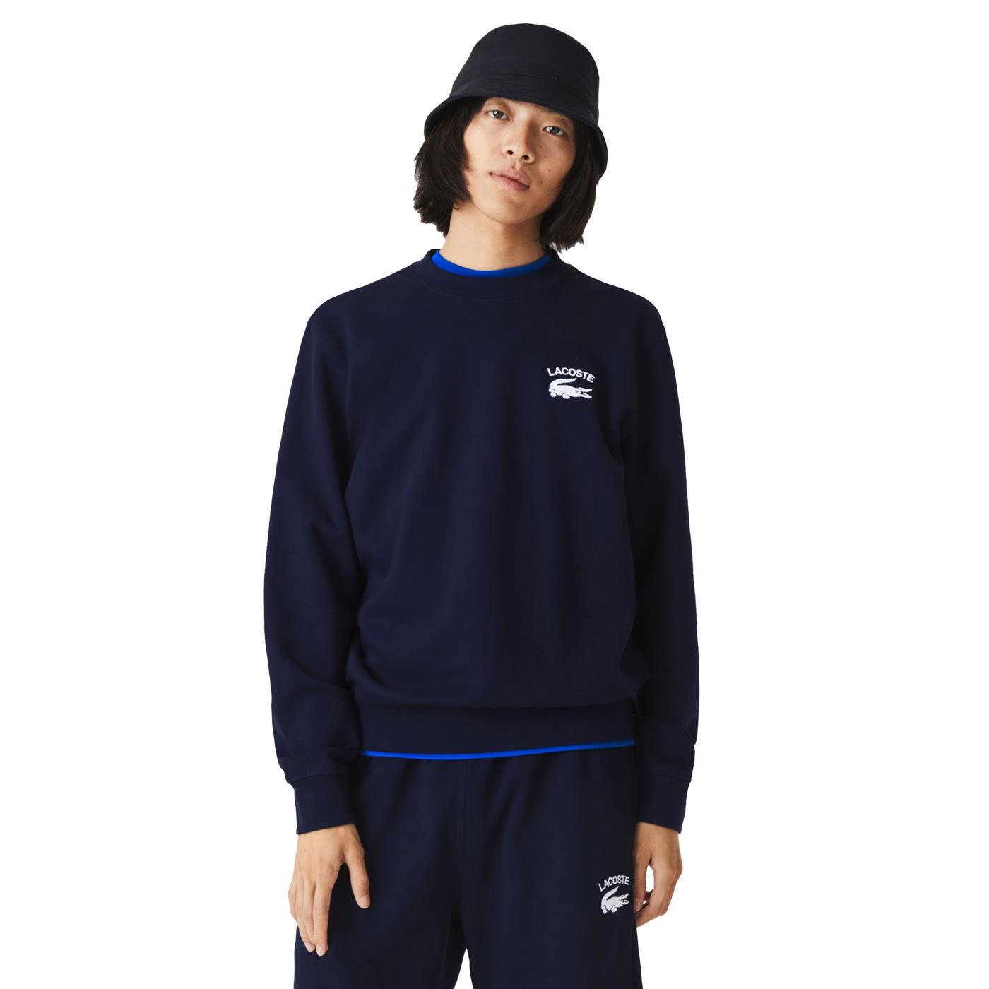 Sweatshirt LACOSTE Crewneck Sweatshirt Blue for Man | SH9659-166 ...