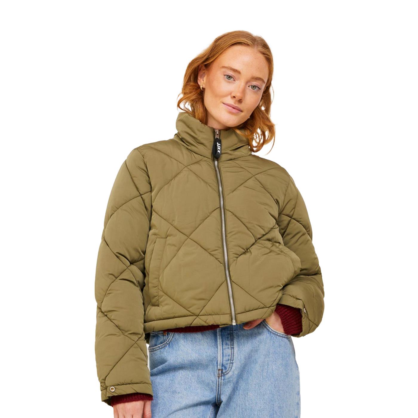 Chaquetas JJXX Power Short Quilted Jacket Green for Woman | 12215390DO ...