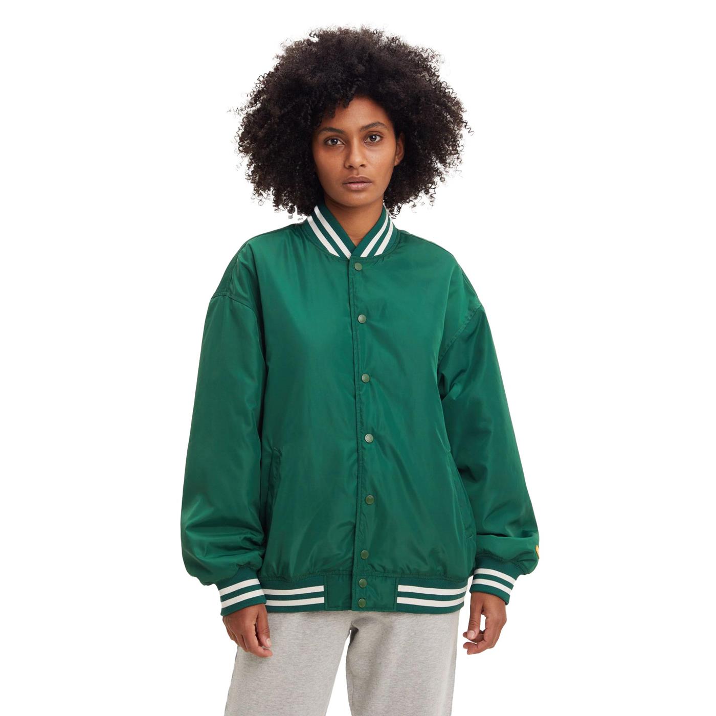 Jacket Levis Gold Tab Baseball Jacket Green for Woman | A3735-0001 |  