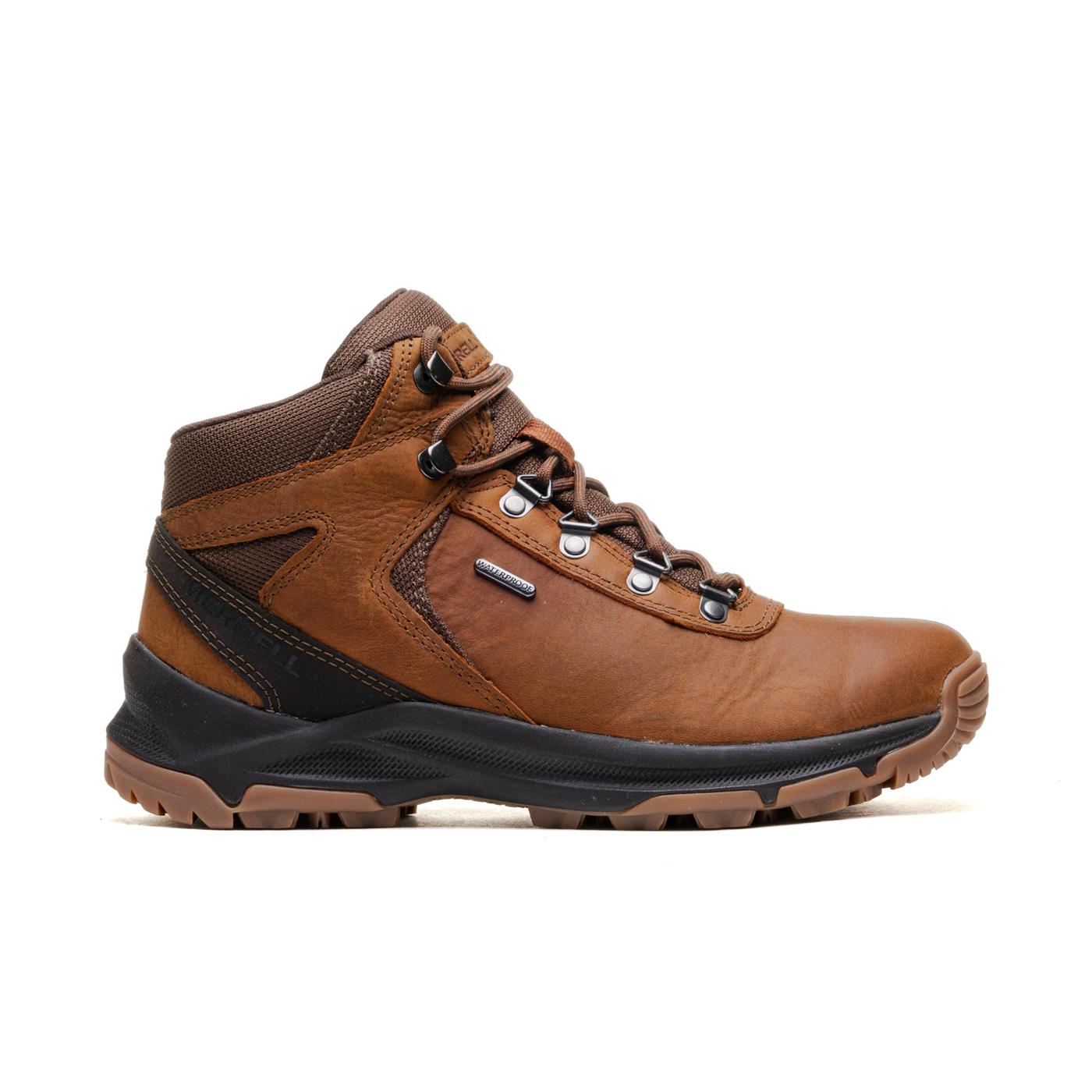 Boots MERRELL Erie Mid Leather WP Brown for Man | J500121 | XTREME.PT