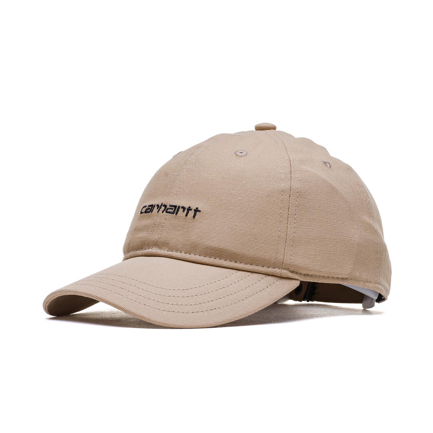 Gorra Carhartt WIP Canvas Script Marrón-Blanco