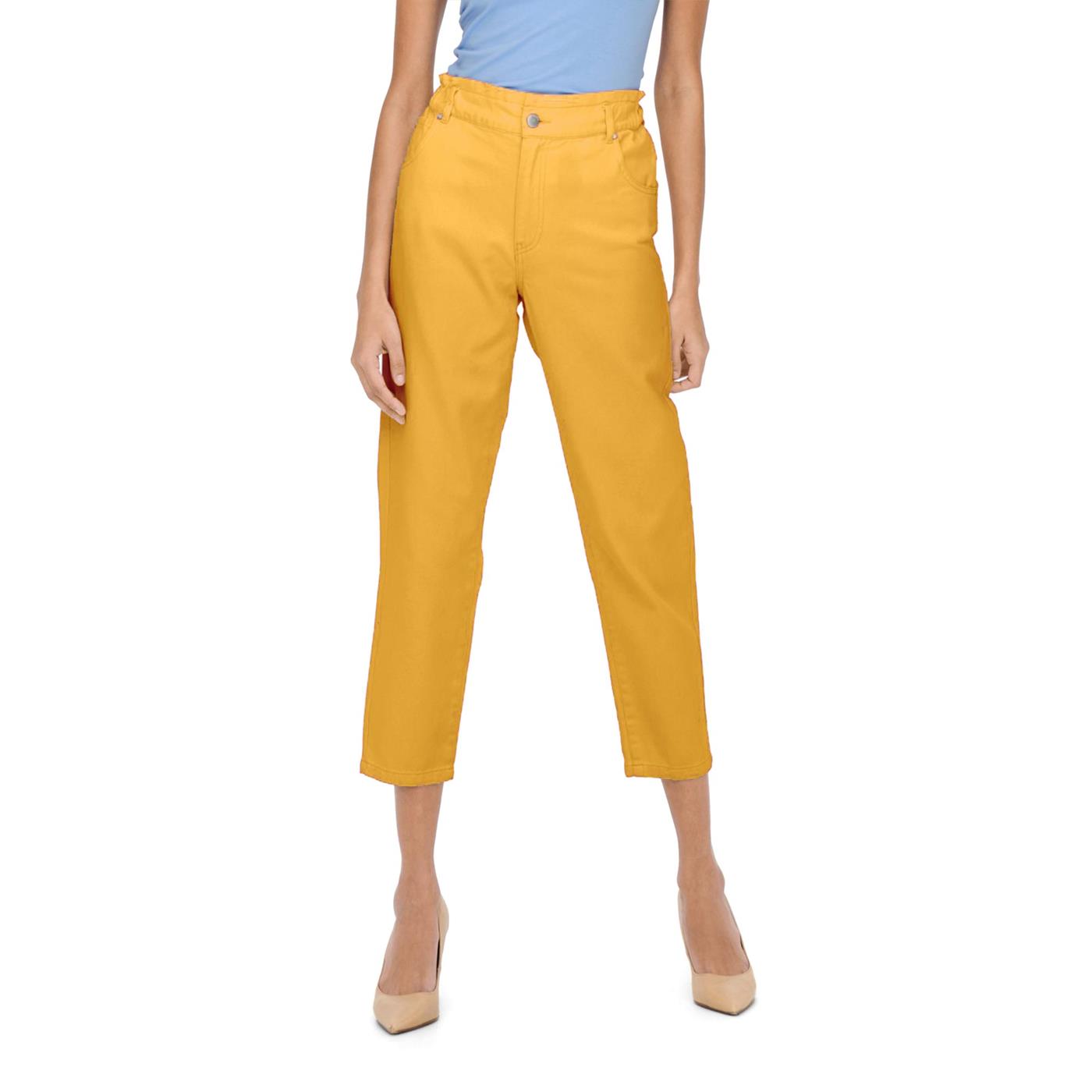 Buy YESNO Women Casual Loose Cropped Pants Denim Bloomers Elastic  WaistPockets PJD Online at desertcartINDIA