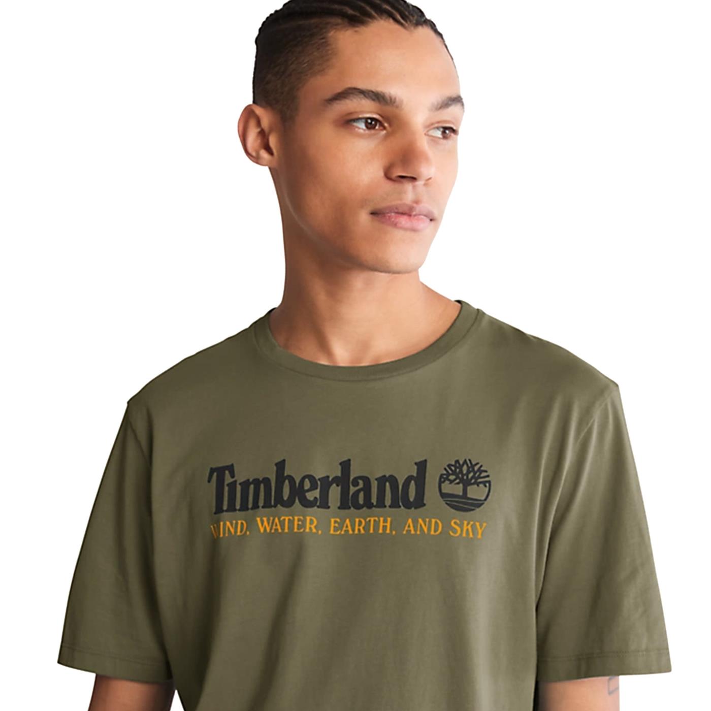Camiseta TIMBERLAND WWES Front Tee (Reg) Verde de Hombre CamaragrancanariaShops Ботинки timberland brown черевики | TB0A27J85901