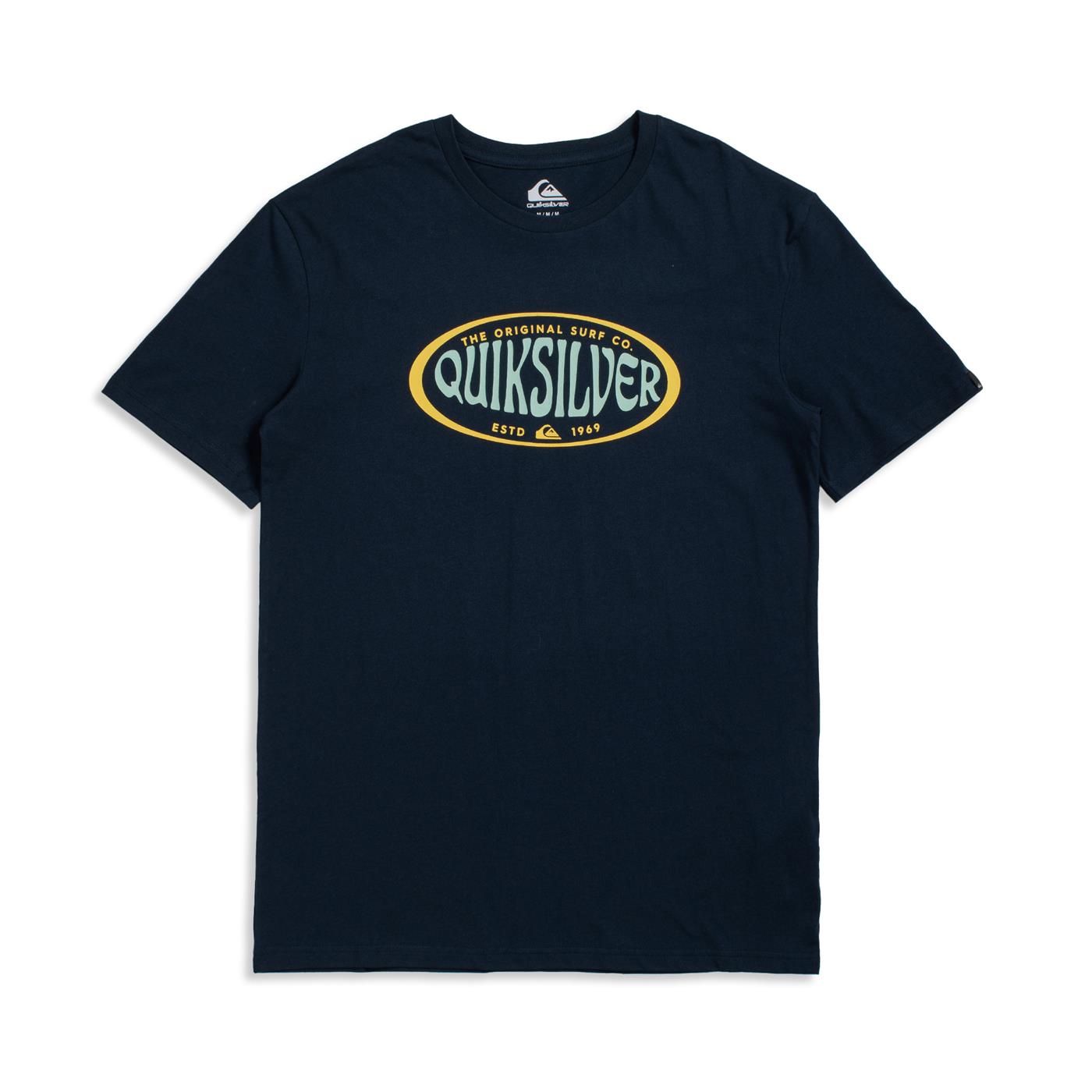 T - Shirt In EQYZT07274 shirt T BYJ0 for Shirt SS | contrast-trim collar | Circles - Man - CamaragrancanariaShops QUIKSILVER polo - Blue