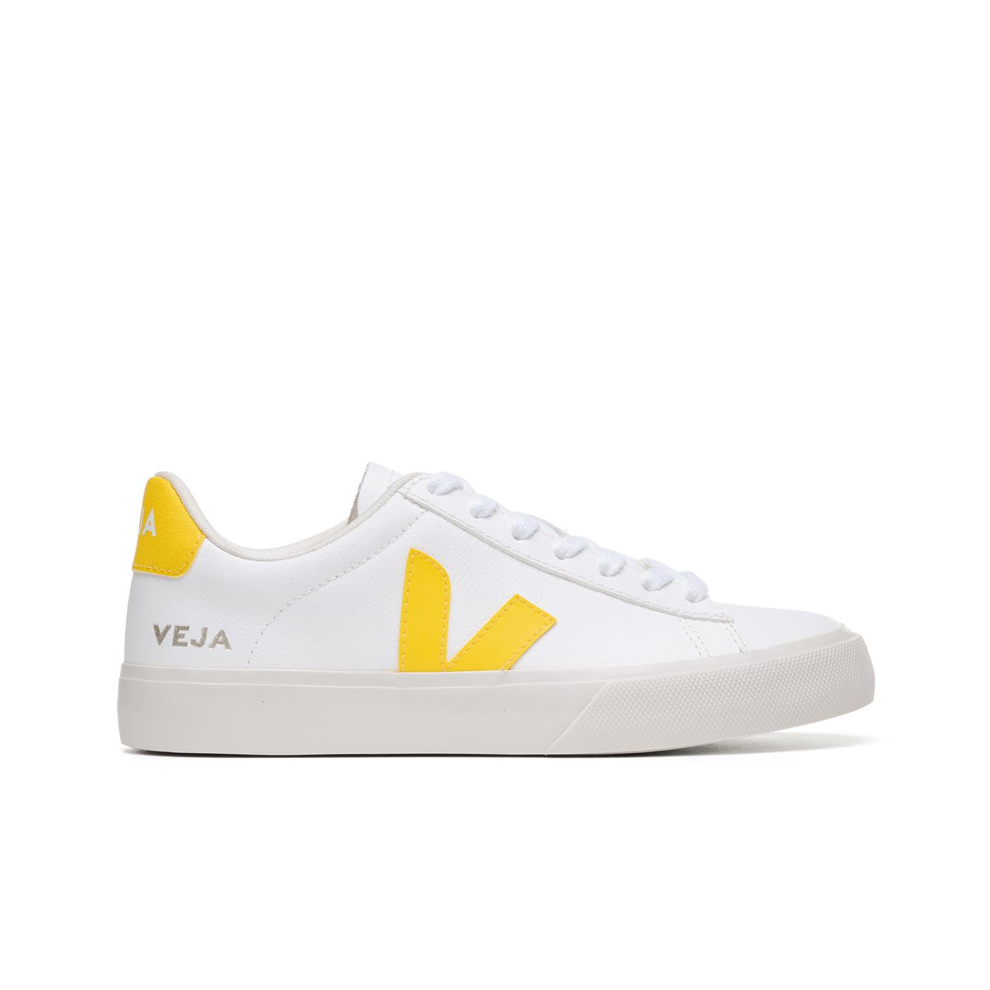 Arqueólogo compilar Botánica Sneakers VEJA Campo Chromefree White for Woman | SadtuShops | leather  sneakers veja shoes extra white camel | CP0502290