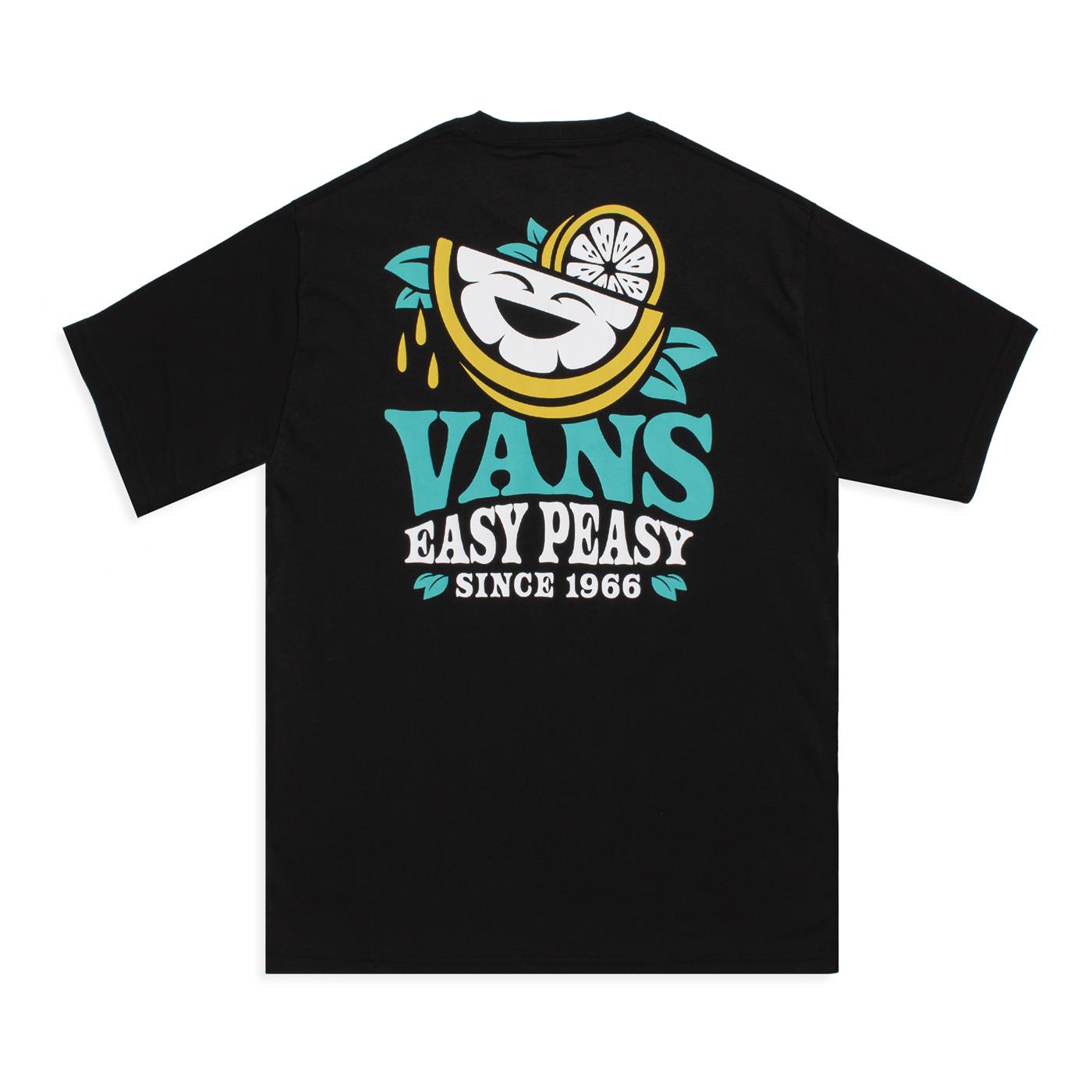 T Shirt Vans Easy Peasy Ss Tee Preto De Homem Vn0006czblk1 Xtremept 3472