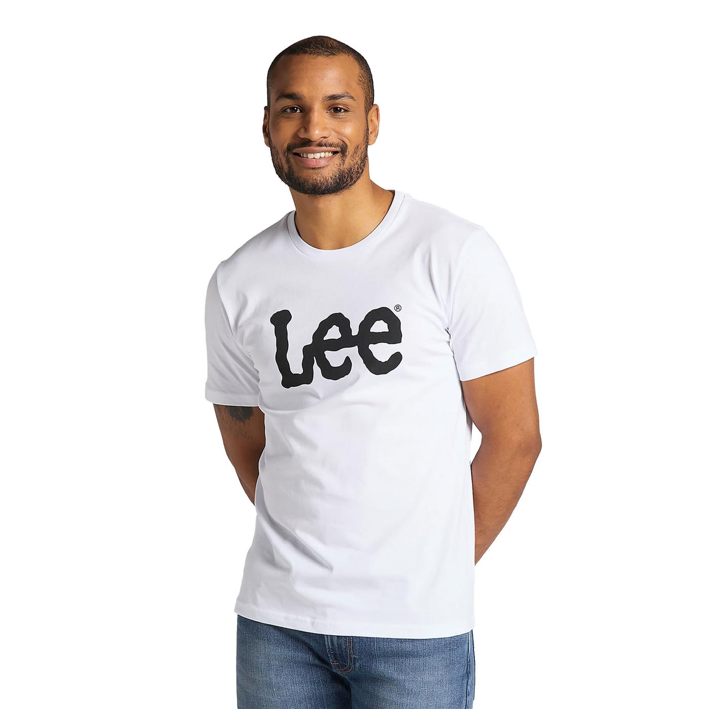 saxophone t shirt | Shirt - L65QAI12 T Mindarie-waShops Wobbly for Lee | Logo Tee Man - White