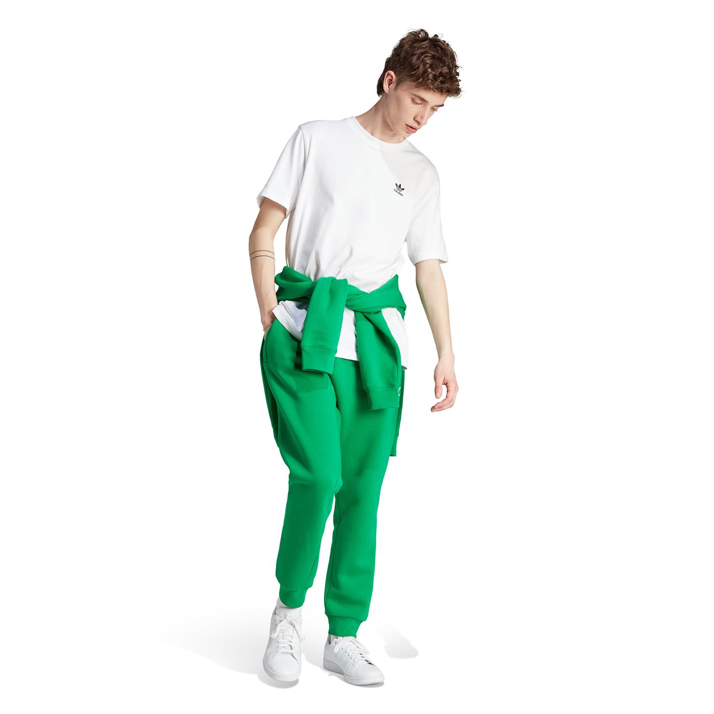 Green track sale pants adidas