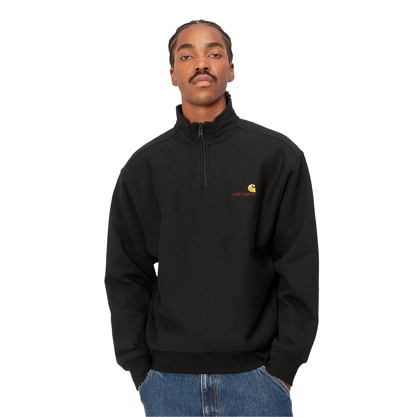 Half zip 2025 carhartt sweatshirt