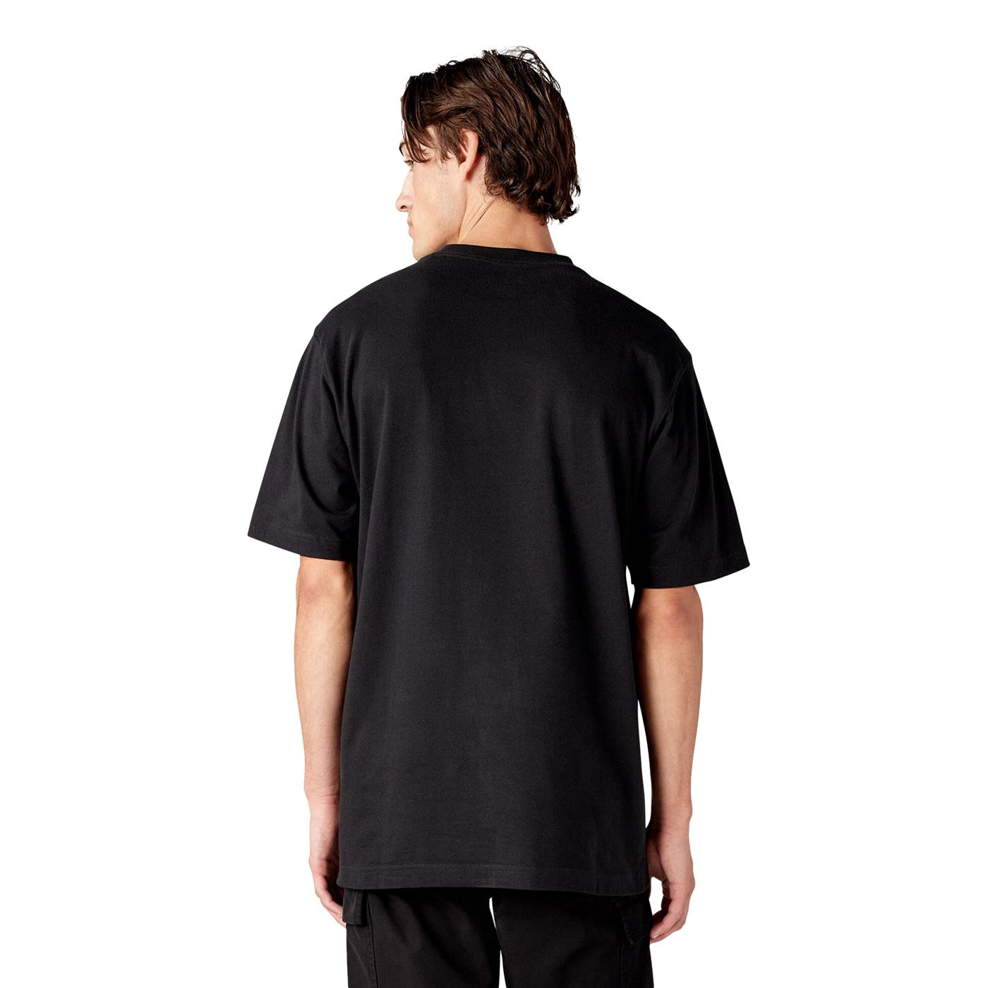 ArvindShops - Shirt DICKIES SS Z Man Melvern Black DK0A4YK6BLK ETRO | T-SHIRT | for Tee MOTYWEM - T KWIATOWYM