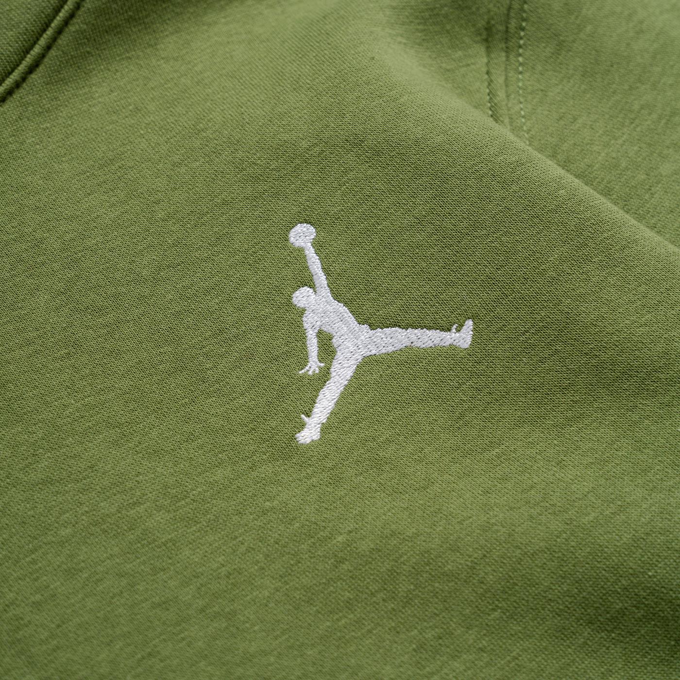 Sweatshirt NIKE Jordan Boys Essentials PO Hoodie Green for Junior ...