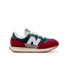 New Balance panelled logo-patch sneakers