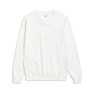 Light Fleece Mixed Garment Dyed Logo Sweatshirt