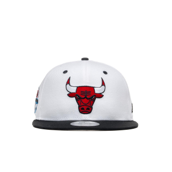 White Crown Patch 9Fifty Chicago Bulls