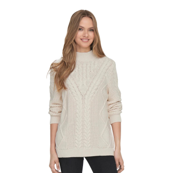 Nora Life LS Cable Highneck CC Knit